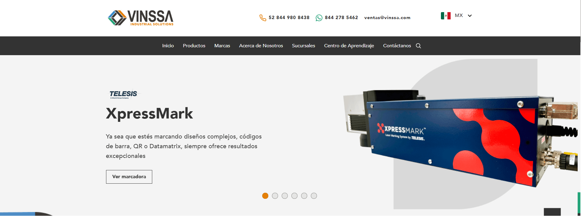 Sitio Corporativo Vinssa